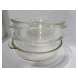 4 Pyrex casserole dishes 1 1/2 quart