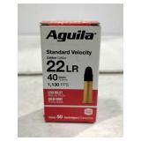 Aguila 22 LR 40 grain 50 rounds ammo