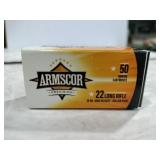 Armscor 22LR hollow point 36 grain 50 rounds ammo