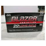 CCI Blazer 22LR 40 grain 50 rounds ammo