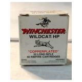 Winchester wildcat HP 22LR 40 round Ammo