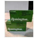 Remington 22 LR target 40 grain 100 rounds ammo