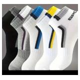 5 pair of quick dry unisex sports socks. With 5%