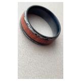 Wooden barrel ring size 10 new never worn