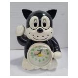 Rhythm Norakuro Alarm Clock Japanese Black Dog