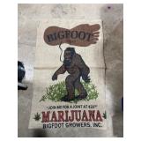 Bigfoot brand burlap sack 23 1/2x 35in