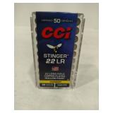 CCI stinger 22LR hollow point 32 gr 50 rounds