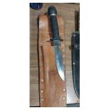 China made survival knife fixed blade 5in blade