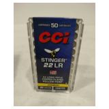 CCI stinger 22 LR  hollow point 32 grain 50