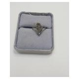 Silver Deco Ladies Ring 2.2 g size 4 1/2