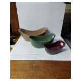 Set of 3 serving dishes