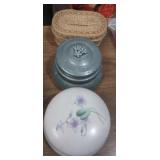 Lot with 3 powder/trinket boxes