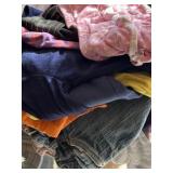 Girls clothing jeans fleece tops skirts various