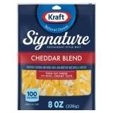 3- 8oz packages of kraft thick cut shredded