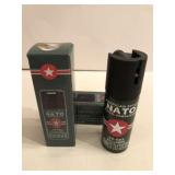 2 cans Gas pepper spray