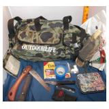 Hunting Survival Kit- Saw, Pliers, Fire Starter+