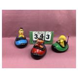 (3) Illco Muppets Friction Bumper Cars