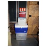 ASSORTED COOLERS COLEMAN IGLOO