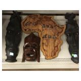 Tribal Wood Statues and More