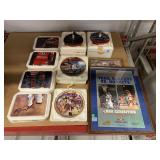 Assorted basketball sports collectors plates and