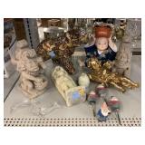 Assorted collectible figurines / statues