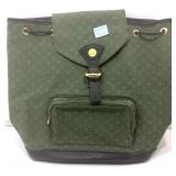 Louis Vuitton Green Monogram Backpack. Preowned