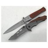 Pair Assist Opening Pocket Knives -  New