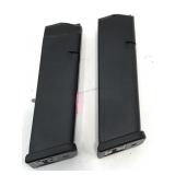 Pair OEM Glock 9mm Magazines - 17 Round