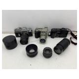 Asstd Cameras & Lenses. Most Need Repair Or