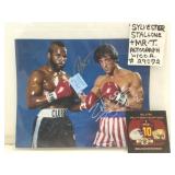 Sylvester Stallone & Mr. T Signed Authenticated