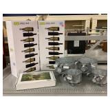 2 NIB True Wine Racks, Piggy Planters and Puzzle