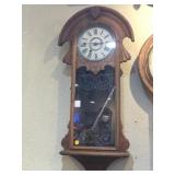 Pendulum wall clock. 16x35x5. George Jones 1995