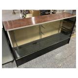 Long Display Case W/glass Shelf, Approx