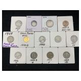 Nickle And Old Silver Coin Collection