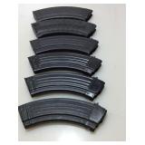 6 Magazines for AK Platform Rifle - Metal