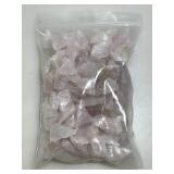 Rose Crystal quartz fragments. 2# bagged