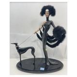 Erte Franklin Mint Porcelain ï¿½Symphony In Blackï¿½