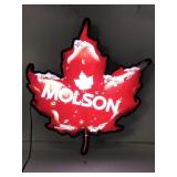 Molson Lighted Advertising Sign. Graphic is