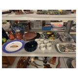 Household decorative vases, Danks Bistro plates,