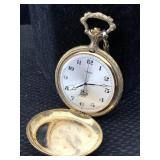 Timex Full Case Pocket Watch Trains