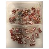 Casino branded/ used dice. Some bagged sets, some