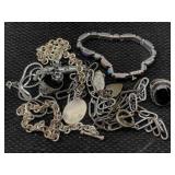 Bag Of  Sterling Jewelry 145g