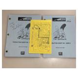 Signed Hank Azaria The Simpsons Production Script