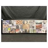 Vans Off The Wall Print w/ M-TV Sticker 16x49