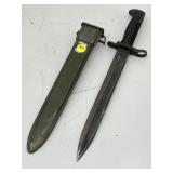 1943 US Military M-1 Garand Bayonet with Sheath -