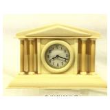 Vtg Celluloid Wind up Desk Alarm Clock. 5x7.5x3.5