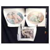 3 Louis Icart Rolled Prints