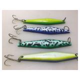 4 vintage fishing lures Salas.