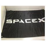 SpaceX black flag. Approx5x3ft.