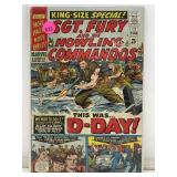 25-cent Sgt. Fury #2 Comic High Grade Bagged